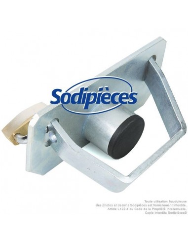 Antivol de remorque métal. Cadenas et clés