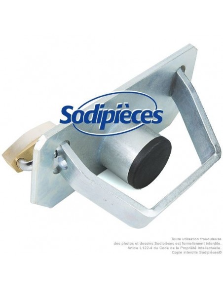 Antivol de remorque métal. Cadenas et clés