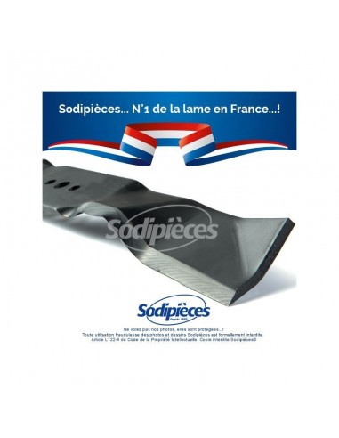 Lame tondeuse 48,2 cm. Al. 12,4 mm. Pour Husqvarna