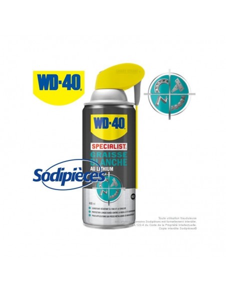 WD 40 Specialist Graisse blanche au lithium. 400 ml