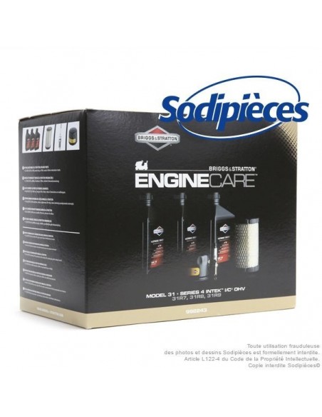 Kit entretien moteur Briggs et Stratton 31, 31R7, 31R8, 31R9 et séries 4 intek I/C OHV. Origine