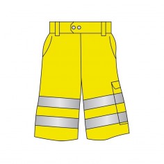 Bermuda jaune fluo taille 2XL 2