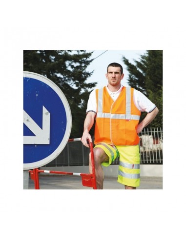 Bermuda jaune fluo taille 2XL