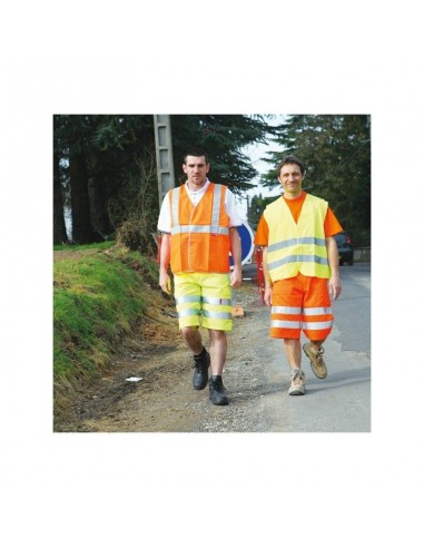 Bermuda jaune fluo taille XL