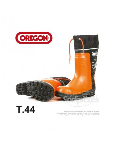Bottes en caoutchouc Oregon YUKON II pour tronçonneuse. T44