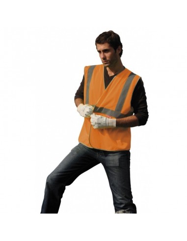Gilet de sécurité orange