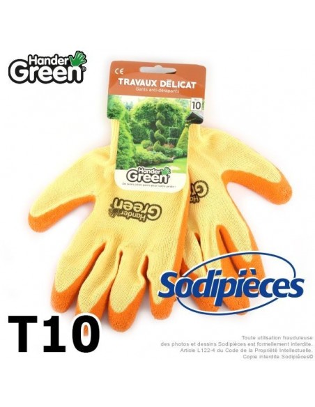 Gants haute qualité. Travaux délicats Multi-fonctionnels. HanderGreen® T10