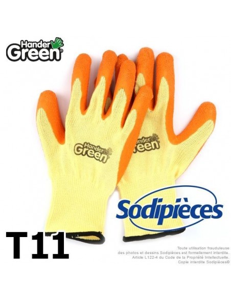 Gants haute qualité. Travaux délicats Multi-fonctionnels. HanderGreen® T11
