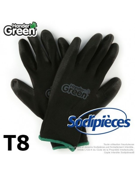 Gants Multi-services. Travaux jardin. HanderGreen® T8