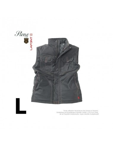 Gilet gris charbon. Stone by Lafont. Taille L