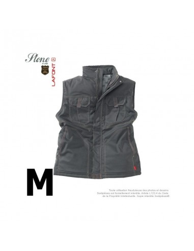 Gilet gris charbon. Stone by Lafont. Taille M