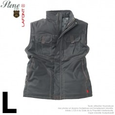 Gilet havane gris. Stone by Lafont. Taille L 2