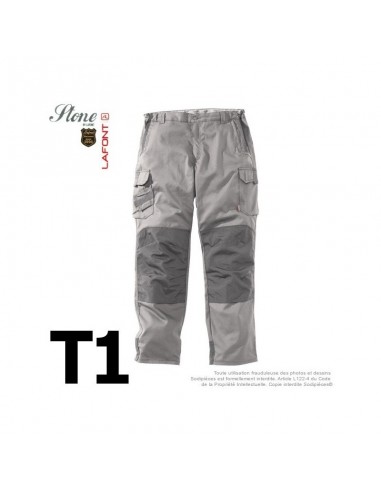 Pantalon gris. Stone by Lafont. Taille 1