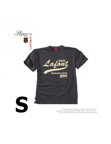 Tshirt gris charbon. Stone by Lafont. Taille S