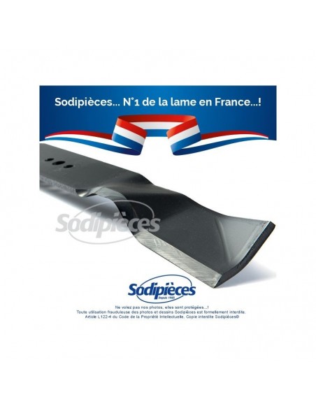 Lame tondeuse 55,9 cm. Al 12,4 mm. Pour Husqvarna