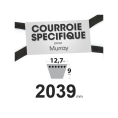 Courroie tondeuse spécifique Murray 37 x 69. 12,7 mm x 2039 mm.