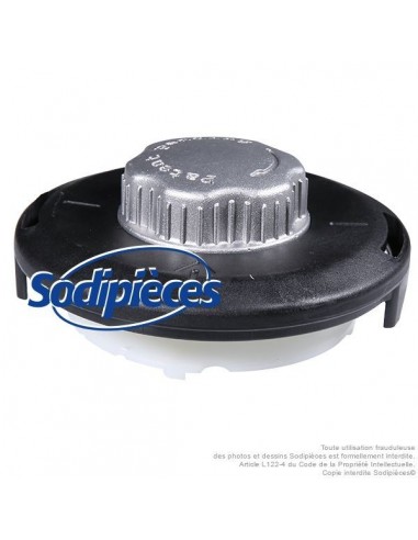 Kit tête débroussailleuse Tecomec Easy Load Ø130 mm. Couvercle inférieur + bobine fil