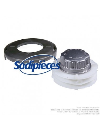 Kit tête débroussailleuse Tecomec Easy Load Ø130 mm. Couvercle inférieur + bobine fil
