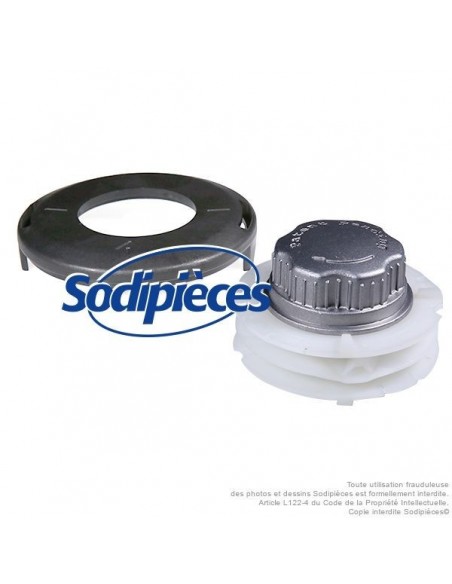 Kit tête débroussailleuse Tecomec Easy Load Ø130 mm. Couvercle inférieur + bobine fil