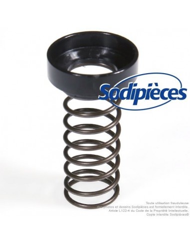 Kit tête débroussailleuse Tecomec Easy Load Ø109 mm. Bague + ressort