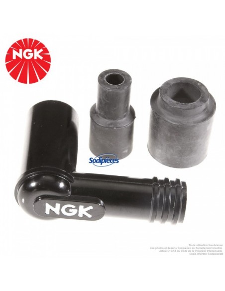 Capuchon antiparasite connecteur de bougie compact pour NGK