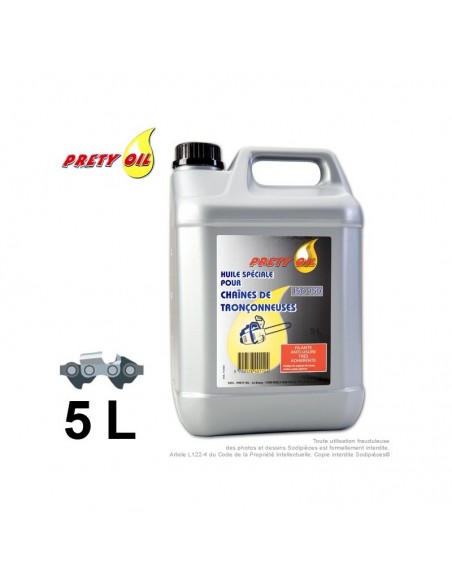 Huile chaîne filante 75F Unil Opal pour tronconneuse. 2 litres