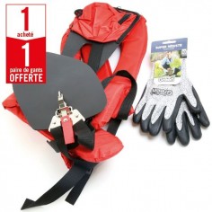 1 harnais pro universel débroussailleuse + 1 paire de gants Super Résiste HanderGreen OFFERTE