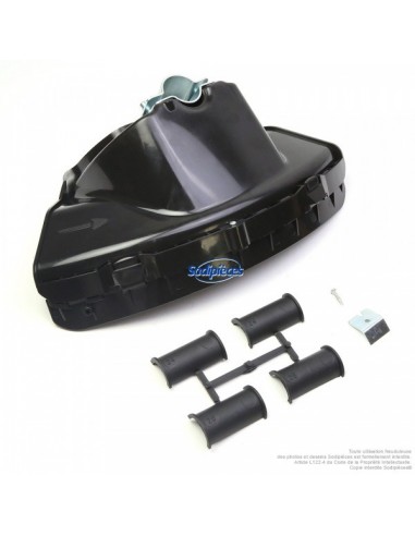 Protecteur de débroussailleuse Tecomec avec coupe fil. Moyen modèle