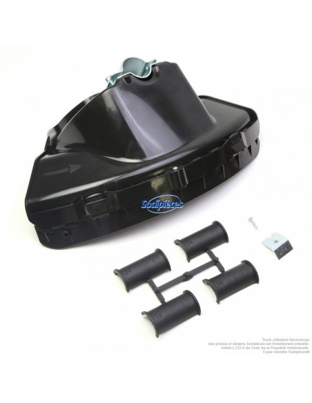 Protecteur de débroussailleuse Tecomec avec coupe fil. Moyen modèle