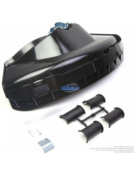 Protecteur de débroussailleuse Tecomec avec coupe fil. Moyen modèle