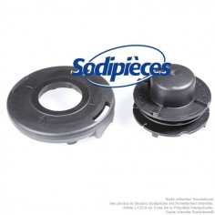 Kit tête débroussailleuse Tecomec Tap'N'Work Ø109 mm. Couvercle inférieur + bobine fil