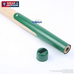 Manche en T de fourche à bêcher à soie percé 0,80m BQ 2