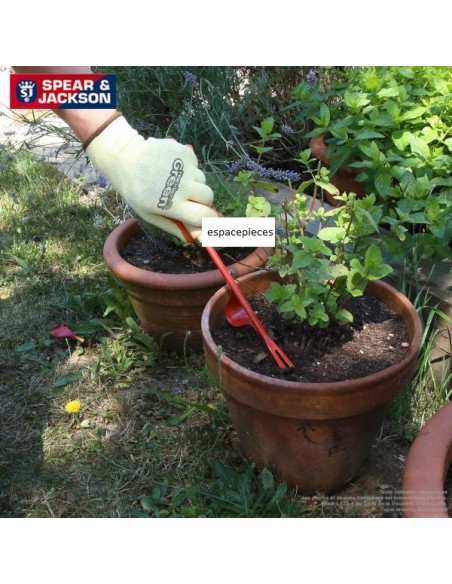 Thermomètre Spear & Jackson métal brossé