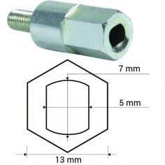 Adaptateur pour renvoi d'angle profil Stihl