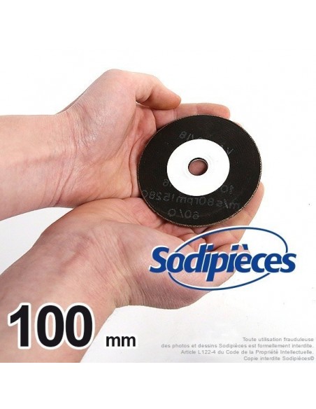 Meule pour mini jolly Ø 100 mm, Alé 16 mm, ép 3 mm