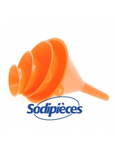 Entonnoirs. Jeu de 4 entonnoirs 50, 75, 100 et 120 mm