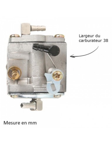 Carburateur découpeuse STIHL TS400. Remplace : 4223 120 0651