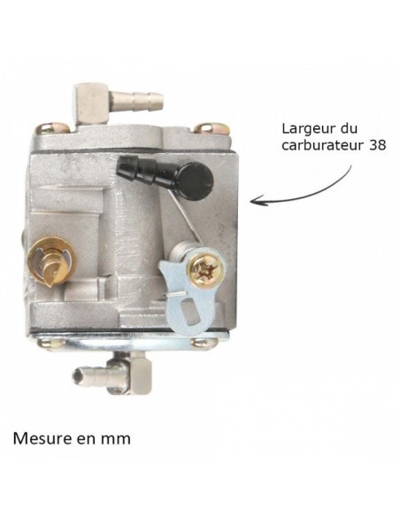 Carburateur découpeuse STIHL TS400. Remplace : 4223 120 0651