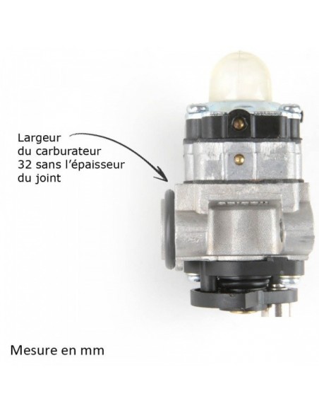 Carburateur pour débrousailleuse. Remplace WY.