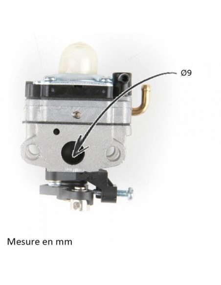Carburateur pour débrousailleuse. Remplace WY.