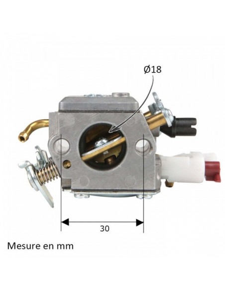 Carburateur pour Husqvarna 340, 345 et 350