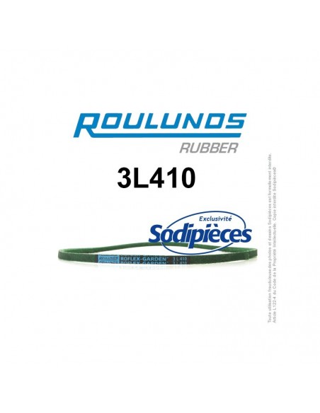 Courroie tondeuse 3L410 Roulunds Continental 9,5 x 6 x 1041 mm