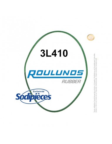 Courroie tondeuse 3L410 Roulunds Continental 9,5 x 6 x 1041 mm