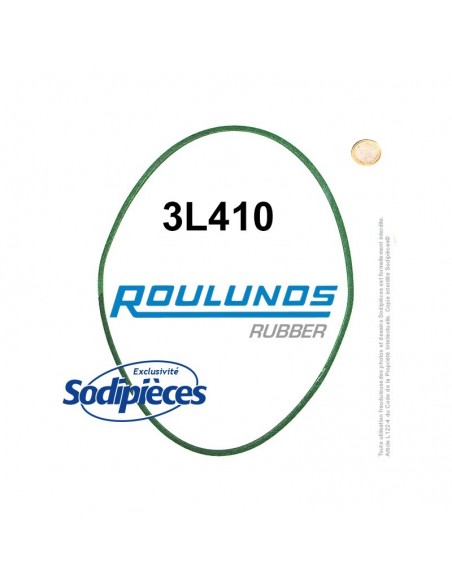 Courroie tondeuse 3L410 Roulunds Continental 9,5 x 6 x 1041 mm