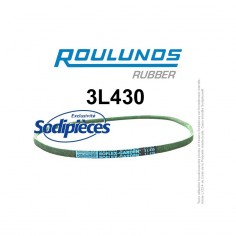 Courroie tondeuse 3L430 Roulunds Continental 9,5 x 6 x 1092 mm 2