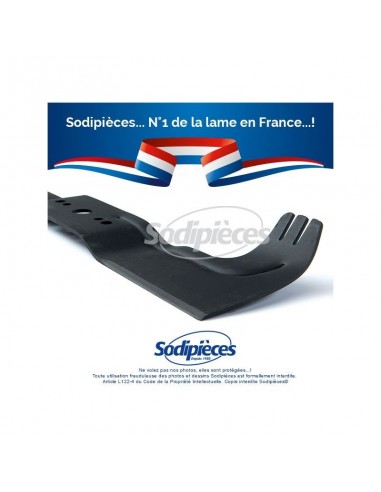 Lame tondeuse 47,6 cm. Al. 18.3 mm. Pour Viking