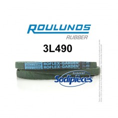 Courroie tondeuse 3L490 Roulunds Continental 9,5 x 6 x 1245 mm 2