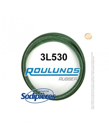 Courroie tondeuse 3L530 Roulunds Continental 9,5 x 6 x 1346 mm