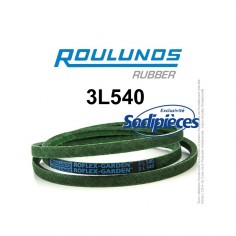 Courroie tondeuse 3L540 Roulunds Continental 9,5 x 6 x 1372 mm 2