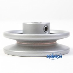 Poulie à gorge en V Ø 76,2 mm. Largeur 23,5 mm